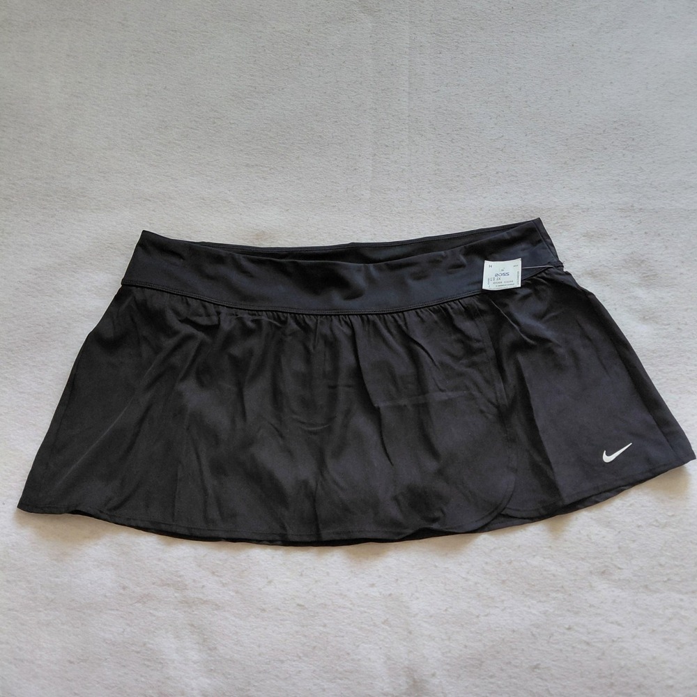 Nike Dri FIT Tennis Golf Skort Womens Black Size 2X NESS9253 Athletic NWT